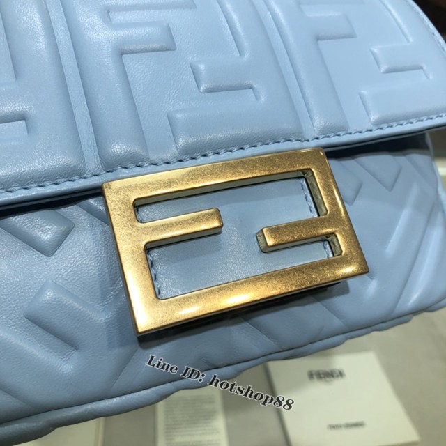 FENDI精品女包 芬迪BAGUETTE羊皮手袋 Fendi 0191s迷你肩背斜挎包 fdzg2529